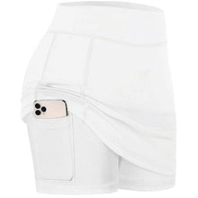 Load image into Gallery viewer, Women Leggings Tennis Skirts Run Yo Ga Inner Short Elastic Sport