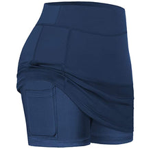 Load image into Gallery viewer, Women Leggings Tennis Skirts Run Yo Ga Inner Short Elastic Sport