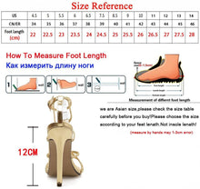 Load image into Gallery viewer, Women Sandals 12cm Buckle High Heel Tenis Pointed Toe Sexy Hollow - Sophornlilly