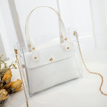 Load image into Gallery viewer, Women Shoulder Bag Handbags Transperent PVC Hand Bags Women Bag