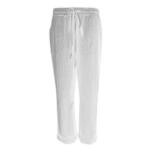Load image into Gallery viewer, Women's Pants Casual Solid Color Cotton Linen Long Straight Pants