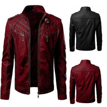 Load image into Gallery viewer, fashion new casual leather jacket