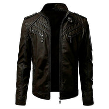 Load image into Gallery viewer, fashion new casual leather jacket