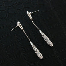 Load image into Gallery viewer, new drop shaped alloy long earrings, elegant women's fashion
