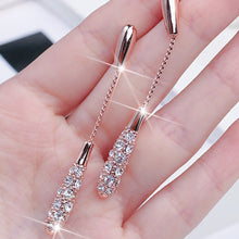 Load image into Gallery viewer, new drop shaped alloy long earrings, elegant women's fashion