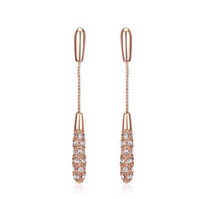 Load image into Gallery viewer, new drop shaped alloy long earrings, elegant women's fashion