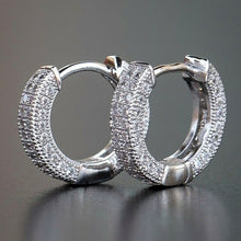 Load image into Gallery viewer, new trendy gold silver color halo earrings for women party gift