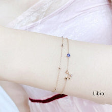 Load image into Gallery viewer, new zircon twelve constellation bracelet flashing inlaid zircon