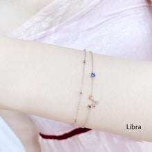 Load image into Gallery viewer, new zircon twelve constellation bracelet flashing inlaid zircon