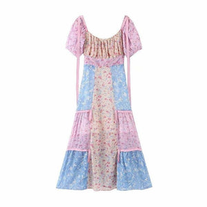 summer dress women Sexy off shoulder ruffles long dress elegant - Sophornlilly