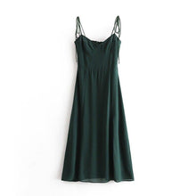 Load image into Gallery viewer, women summer dress women sleeveless polka dot midi dress Sexy - Sophornlilly