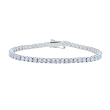 Load image into Gallery viewer, European Single Row Stone Iced Out Bling 5A Cubic Zirconia 3MM