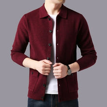 Load image into Gallery viewer, Fashion Men Casual Knitted Cardigan Sweater