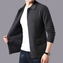 Load image into Gallery viewer, Fashion Men Casual Knitted Cardigan Sweater