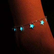 Load image into Gallery viewer, New Fashion Luminous Ladies Beach Winds Blue Pentagon Star Tassel