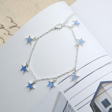 Load image into Gallery viewer, New Fashion Luminous Ladies Beach Winds Blue Pentagon Star Tassel