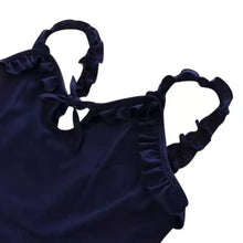 Load image into Gallery viewer, Summer  Ruffle Mini A Line Dress Backless Beach Club Party Dresses