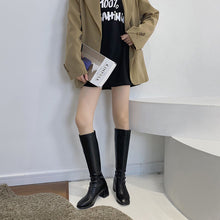 Load image into Gallery viewer, Knee High Boots Square Heel Zipper