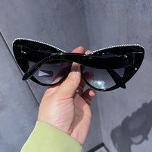Load image into Gallery viewer, Cat Eyes Sunglasses Women Oversized Luxury Crystal