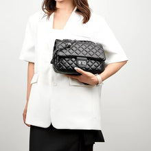 Load image into Gallery viewer, Diamond Quilted Pattern Chain Shoulder Bag Soft