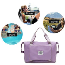 Load image into Gallery viewer, Large Capacity Folding Travel Bags Waterproof Tote Handbag