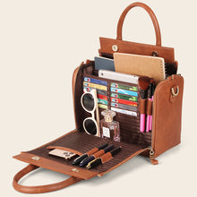 Load image into Gallery viewer, Genuine Leather Totes Large Capacity Multi-pocket Business