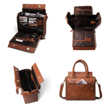 Load image into Gallery viewer, Genuine Leather Totes Large Capacity Multi-pocket Business
