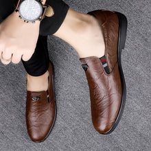 Load image into Gallery viewer, Luxury Loafers  Slip On Leather Men Shoes