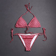 Load image into Gallery viewer, Luxury bikini Summer Swimwear Bikini Set Bra Thong