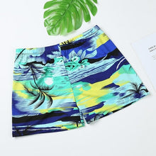 Load image into Gallery viewer, Men's Print Swim Shorts Washed Swimwear Beach Board Short
