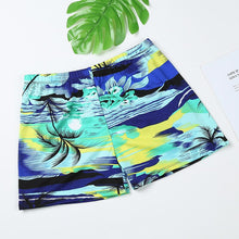Load image into Gallery viewer, Men's Print Swim Shorts Washed Swimwear Beach Board Short