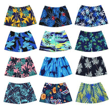 Load image into Gallery viewer, Men's Print Swim Shorts Washed Swimwear Beach Board Short