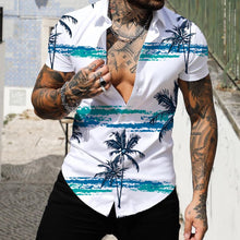 Load image into Gallery viewer, 3d Printed Coconut Tree Short Sleeve Loose