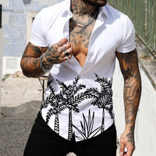 Load image into Gallery viewer, 3d Printed Coconut Tree Short Sleeve Loose