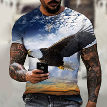 Load image into Gallery viewer, Men's T-shirt American Eagle Pattern 3d Printing T-shirt Unisex