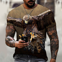Load image into Gallery viewer, Men's T-shirt American Eagle Pattern 3d Printing T-shirt Unisex