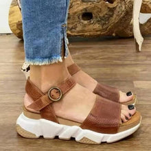 Load image into Gallery viewer, NEW Ankle Strap Sandals Open Toe Platform Casual Wedges Sandals