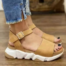 Load image into Gallery viewer, NEW Ankle Strap Sandals Open Toe Platform Casual Wedges Sandals