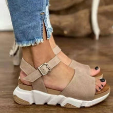 Load image into Gallery viewer, NEW Ankle Strap Sandals Open Toe Platform Casual Wedges Sandals