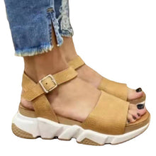Load image into Gallery viewer, NEW Ankle Strap Sandals Open Toe Platform Casual Wedges Sandals