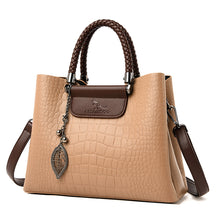 Load image into Gallery viewer, New 3 Layers Pocket Handbag High Quality Leather
