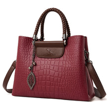 Load image into Gallery viewer, New 3 Layers Pocket Handbag High Quality Leather
