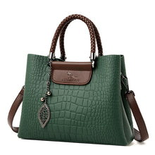 Load image into Gallery viewer, New 3 Layers Pocket Handbag High Quality Leather