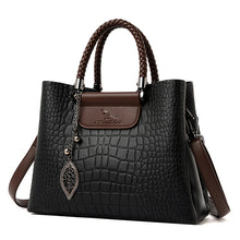 Load image into Gallery viewer, New 3 Layers Pocket Handbag High Quality Leather