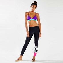 Load image into Gallery viewer, New Arrival Autumn Foot Mouth Segmented Stitching Yoga Pants