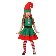 Load image into Gallery viewer, New Christmas Clothes Cute Fashion Style Elf Performance Costume