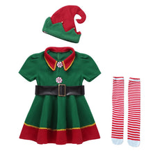 Load image into Gallery viewer, New Christmas Clothes Cute Fashion Style Elf Performance Costume