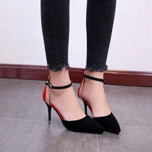 Load image into Gallery viewer, New Elegant Female High Heels Shallow Mouth Shoes Fashion Middle