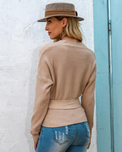 Load image into Gallery viewer, New Fashion Women Knitted Cardigan Sweater Fake Fox Fur Cashmere