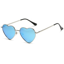 Load image into Gallery viewer, Metal Heart Shaped Sunglasses Candy Color Gradient Sun
